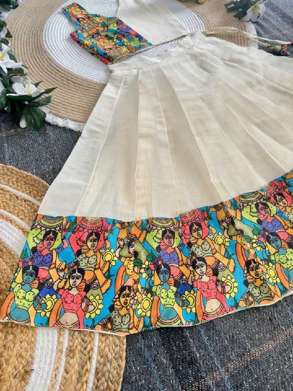 KATHAKALI HERITAGE KIDS LEHENGA COLLECTION NAVRATRI LITTLE GIRLS WEAR RESELLER PRICE